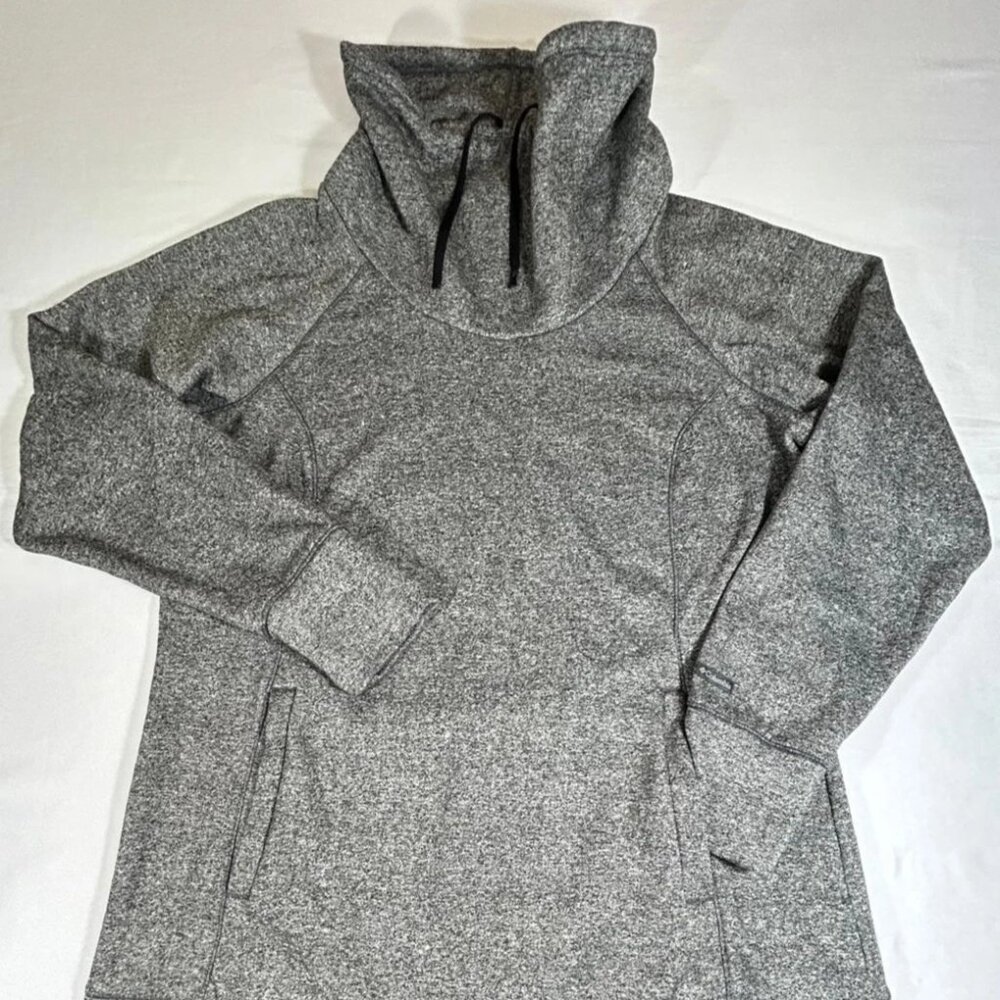 Columbia Women Gray Long Sleeve Pullover Mock Neck Sweater Size XL